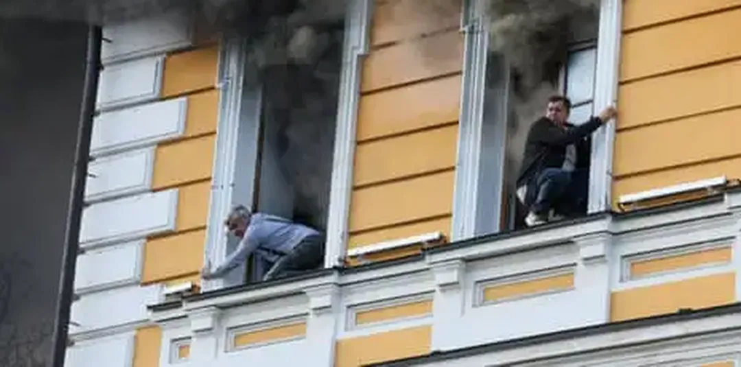 ‘This Is Terrorism’: Daytime Russian Strike Hits Science Academy in Kyiv
