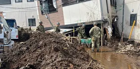 Asciende A Diez la Cifra de Muertos por el Tifón Dujuan en Japón, con Cuatro Desaparecidos