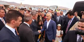 Bakan Uraloğlu, Bayburt-Gümüşhane Havalimanı inşaatında incelemelerde bulundu: