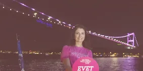 FSM Köprüsü Global Wellness Day'in 14'üncü yılı kapsamında magenta rengine büründü
