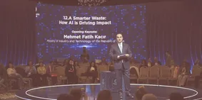 Sanayi ve Teknoloji Bakanı Kacır, "Daha Akıllı Atık: Yapay Zeka Etkiyi Nasıl Artırıyor" oturumunda konuştu: