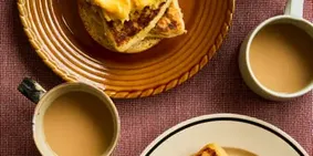 Tattie Scones and Scrambled Eggs, Toasted Bannocks with Honey Butter and Roast Plums – Anna Higham’s Big Breakfast Recipes