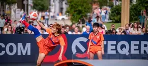 Balletic Hits And Bicycle Kicks: Teqball Comes Of Age At The Asian Games