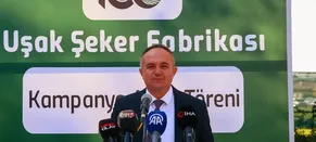 Nuri Şeker Uşak Şeker Fabrikası'nda 100. üretim dönemi başladı 