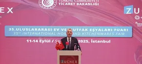 Ticaret Bakanı Bolat 35. Uluslararası Ev ve Mutfak Eşyaları Fuarı'nın açılışında konuştu: