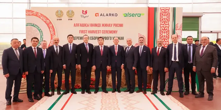 Alarko Tarım Kazakistan'da 40 hektarlık sera açtı