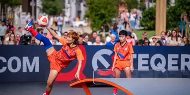 Balletic Hits And Bicycle Kicks: Teqball Comes Of Age At The Asian Games