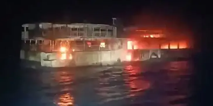 Deadly Philippines ferry fire leaves scores of people missing