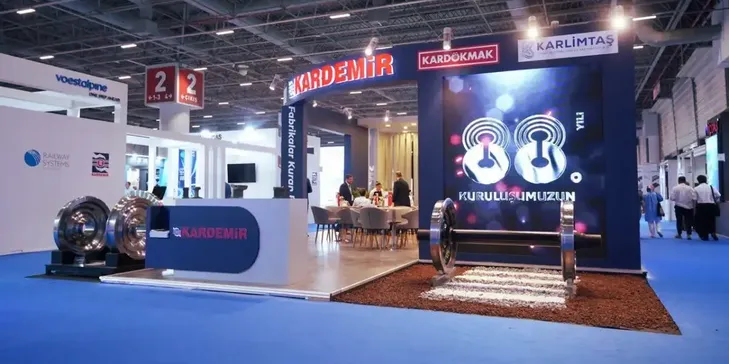KARDEMİR 11. Eurasia Rail Fuarı'na katıldı KARDEMİR 11. Eurasia Rail Fuarı'na katıldı