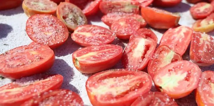 Kurutulmuş domatesler dünya sofralarında: 40 bin tonluk ihracat