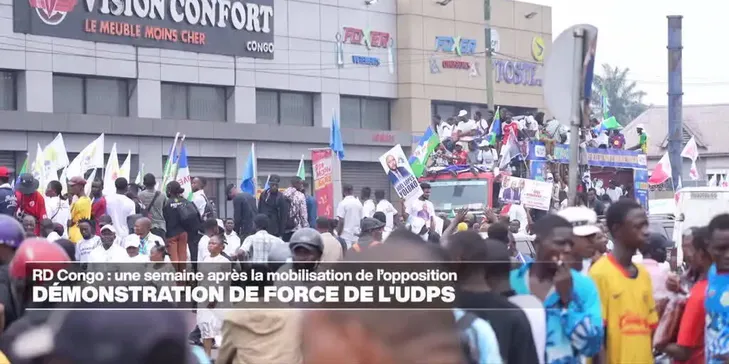 RD Congo : Démonstration de Force de L'Upds à Kinshasa