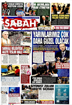 SABAH 16 Mart 2025 gazete manşeti