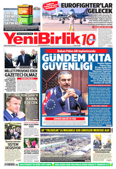 YENİBİRLİK 7 Mayıs 2025 gazete manşeti