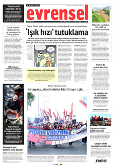 EVRENSEL 7 Mayıs 2025 gazete manşeti