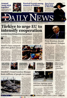HÜRRİYET DAİLY NEWS 7 Mayıs 2025 gazete manşeti