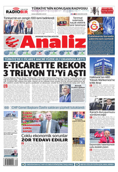 ANALİZ 7 Mayıs 2025 gazete manşeti
