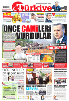 TÜRKİYE GAZETESİ 8 Mayıs 2025 gazete manşeti