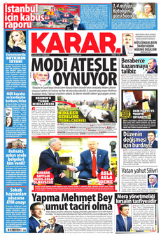 KARAR 8 Mayıs 2025 gazete manşeti