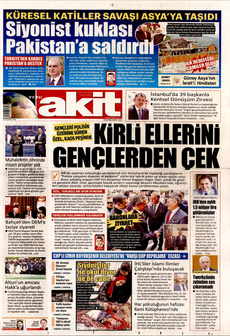 YENİ AKİT 8 Mayıs 2025 gazete manşeti