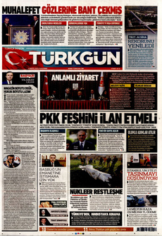 TÜRKGÜN 8 Mayıs 2025 gazete manşeti
