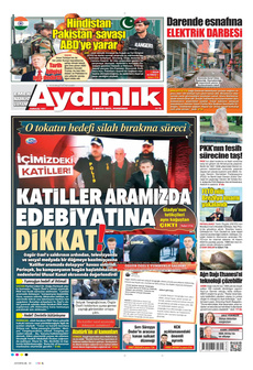 AYDINLIK GAZETESİ 8 Mayıs 2025 gazete manşeti