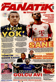 FANATİK 8 Mayıs 2025 gazete manşeti