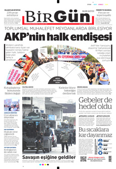 BİRGÜN 8 Mayıs 2025 gazete manşeti