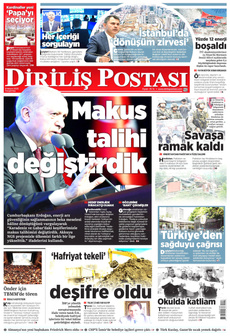 DİRİLİŞ POSTASI 8 Mayıs 2025 gazete manşeti