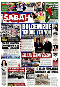 SABAH 9 Mayıs 2025 gazete manşeti