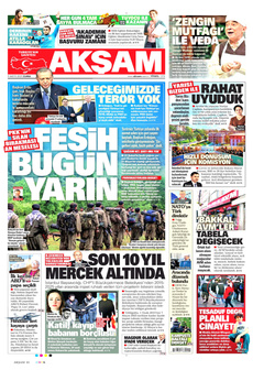 AKŞAM 9 Mayıs 2025 gazete manşeti