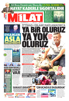 MİLAT 9 Mayıs 2025 gazete manşeti