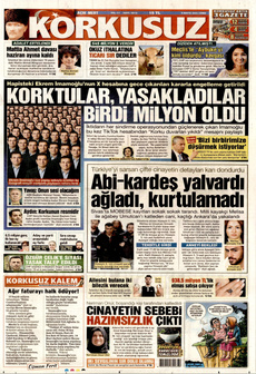 KORKUSUZ 9 Mayıs 2025 gazete manşeti