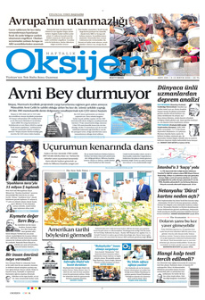 OKSİJEN 9 Mayıs 2025 gazete manşeti