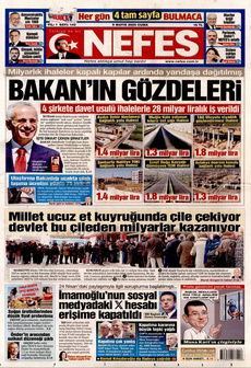 NEFES 9 Mayıs 2025 gazete manşeti