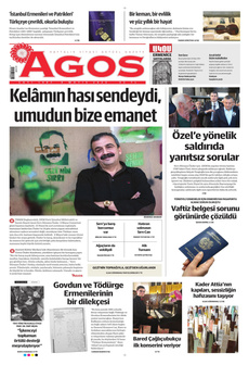 AGOS 9 Mayıs 2025 gazete manşeti
