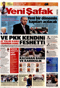 YENİ ŞAFAK 13 Mayıs 2025 gazete manşeti