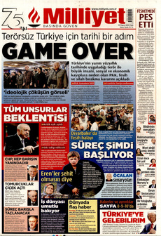 MİLLİYET 13 Mayıs 2025 gazete manşeti
