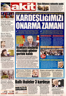 YENİ AKİT 13 Mayıs 2025 gazete manşeti