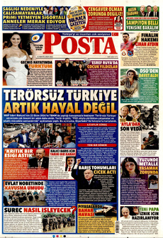 POSTA 13 Mayıs 2025 gazete manşeti