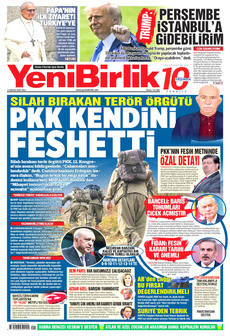 YENİBİRLİK 13 Mayıs 2025 gazete manşeti
