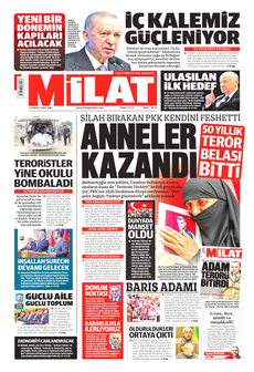 MİLAT 13 Mayıs 2025 gazete manşeti