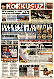 KORKUSUZ 13 Mayıs 2025 gazete manşeti