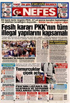 NEFES 13 Mayıs 2025 gazete manşeti