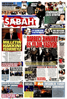 SABAH 27 Mayıs 2025 gazete manşeti