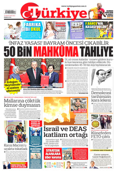 TÜRKİYE GAZETESİ 27 Mayıs 2025 gazete manşeti