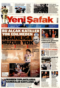 YENİ ŞAFAK 27 Mayıs 2025 gazete manşeti