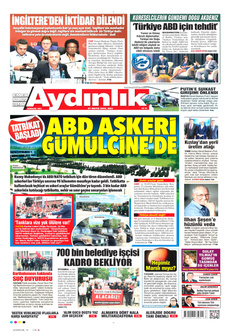 AYDINLIK GAZETESİ 27 Mayıs 2025 gazete manşeti