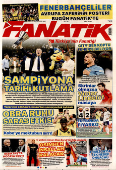 FANATİK 27 Mayıs 2025 gazete manşeti
