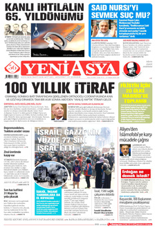 YENİ ASYA 27 Mayıs 2025 gazete manşeti
