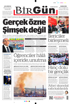 BİRGÜN 27 Mayıs 2025 gazete manşeti